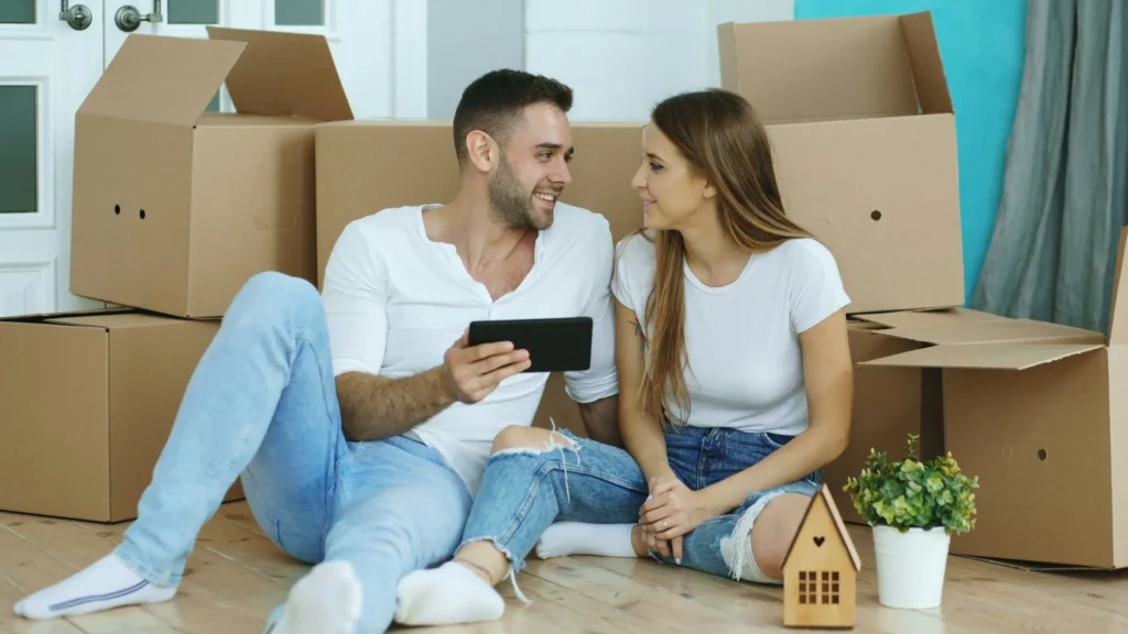 Young Couple First Home Purchase